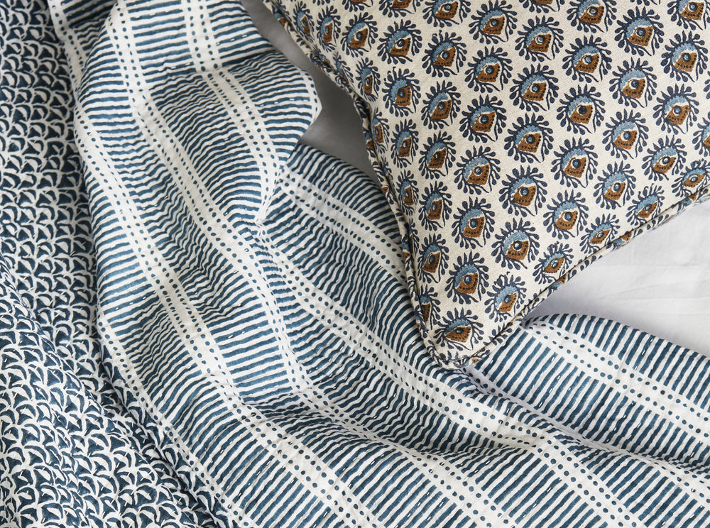 Quilts | Hand Block Printed Quilts to Style Your Home | Walter G