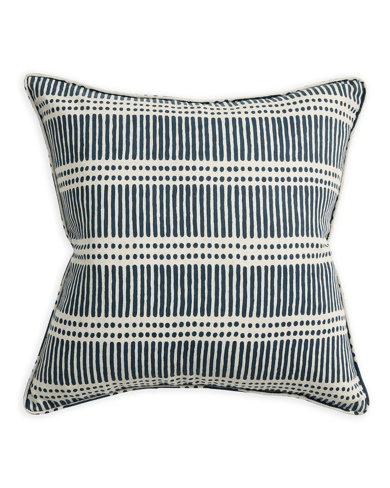 Dash Dot Indian Teal Pillowcase