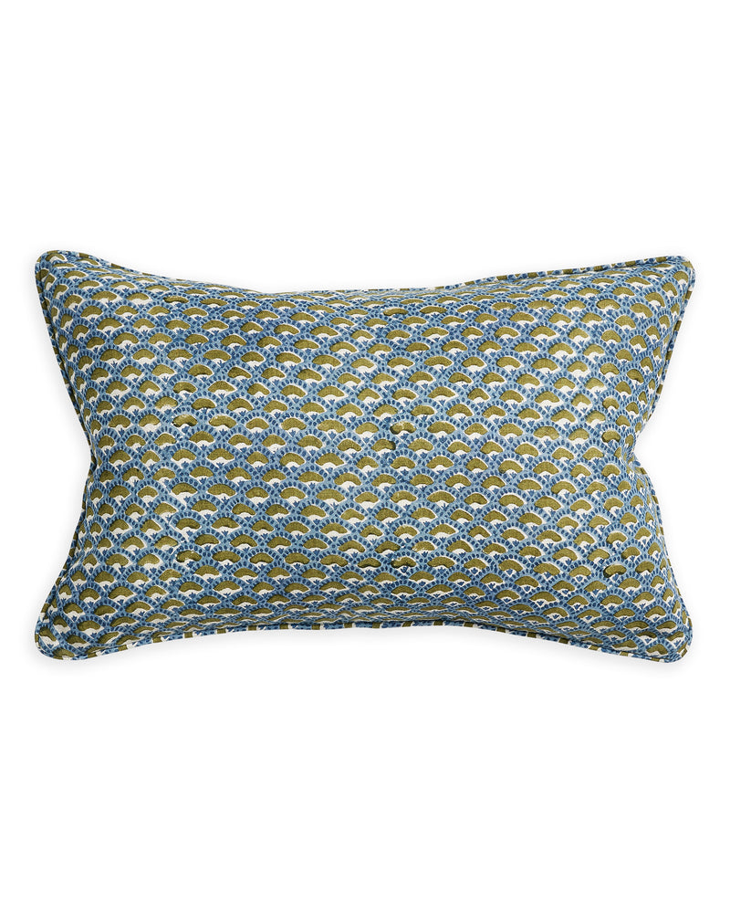 Naples Moss Azure Pillowcase