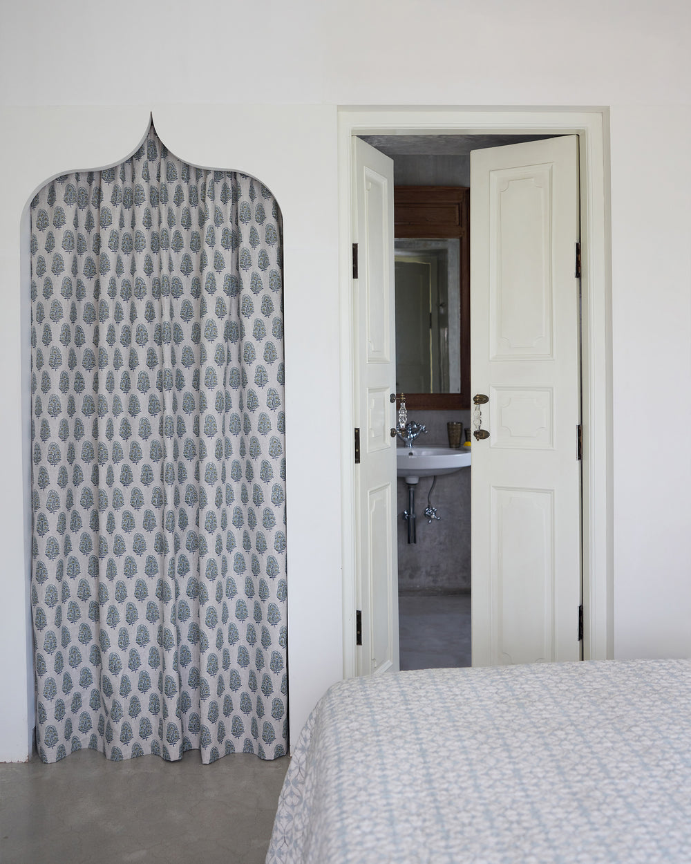 Zardosi Celadon linen in - Fabric - Walter G Australia