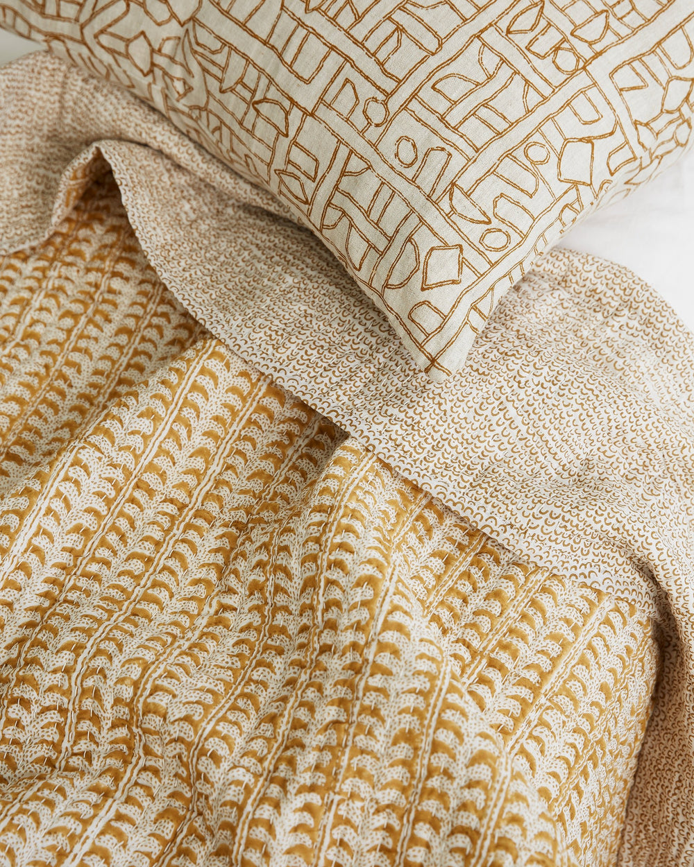 Luxor Saffron Quilt
