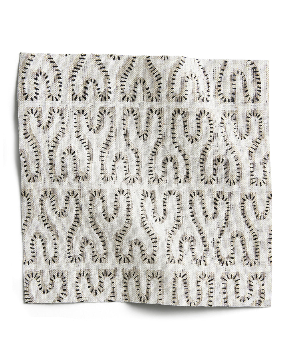 Nagari Chalk linen swatch