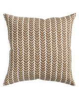 Benaki Toffee linen cushion 50x50cm