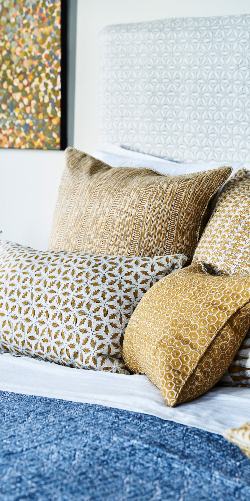 Tangier Saffron Pillowcase in - Cushions - Walter G Australia