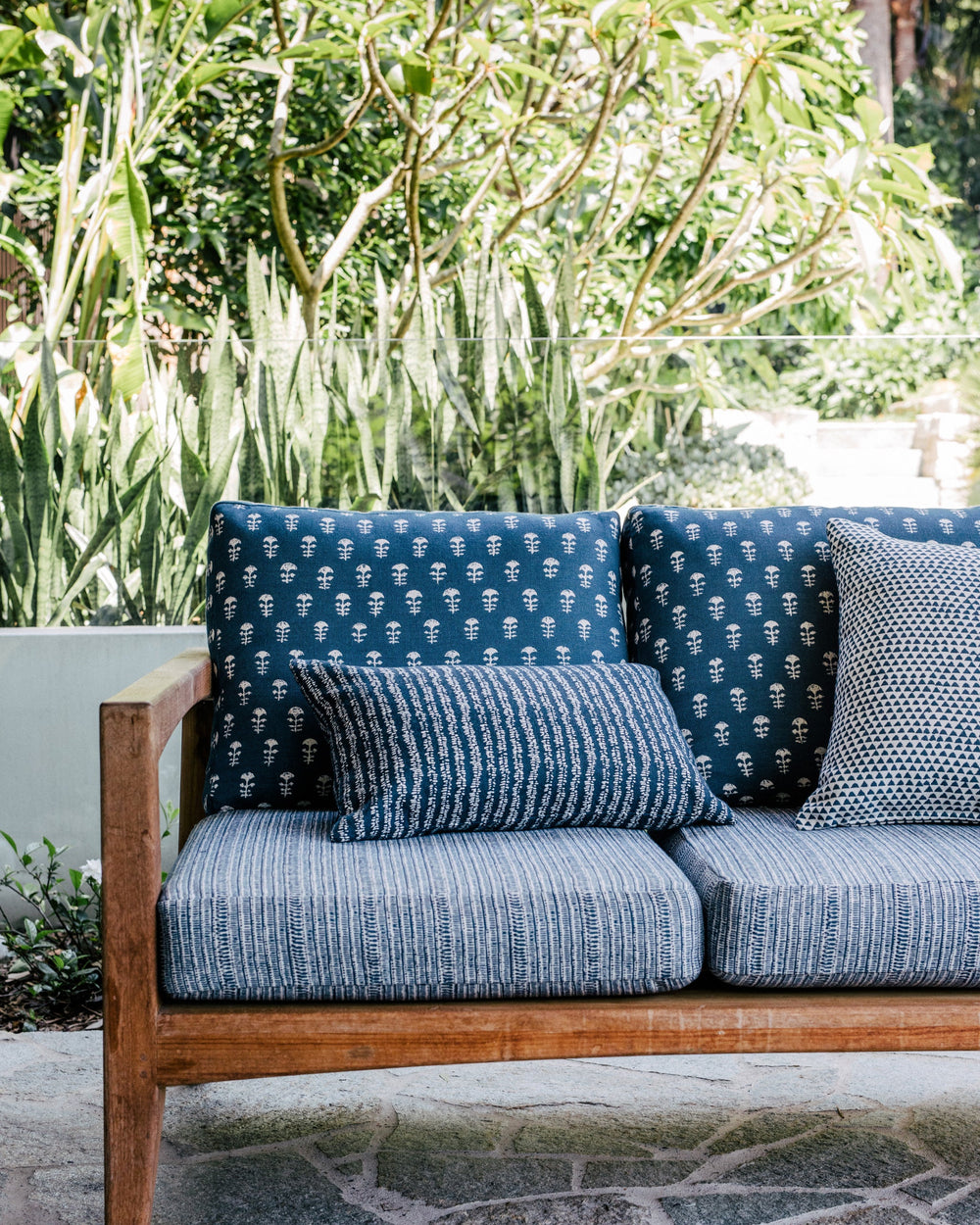 Huts Atlantic Outdoor Pillowcase in - Cushions - Walter G Australia