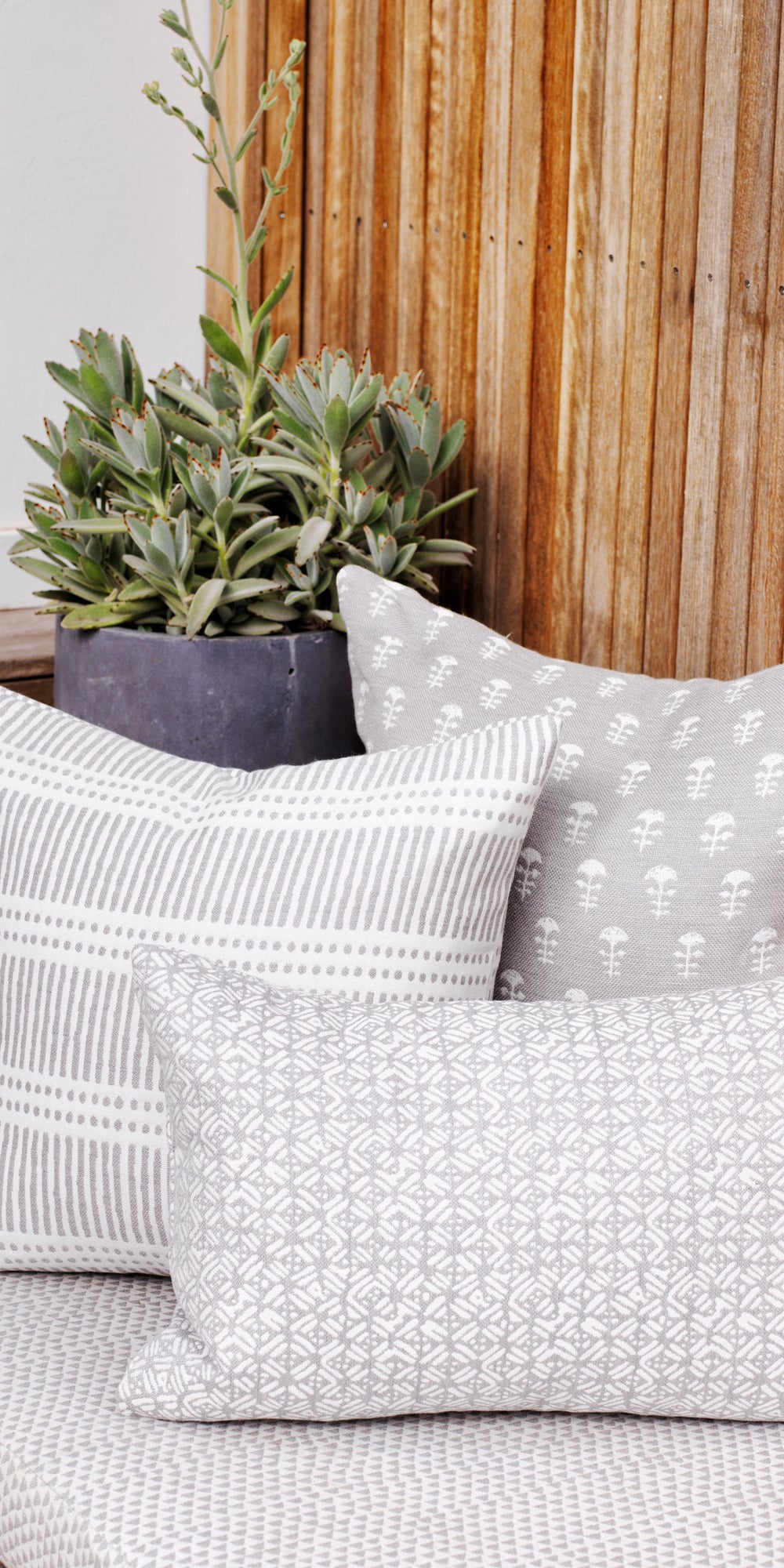 Dash Dot Albatross Outdoor Pillowcase in - Cushions - Walter G Australia