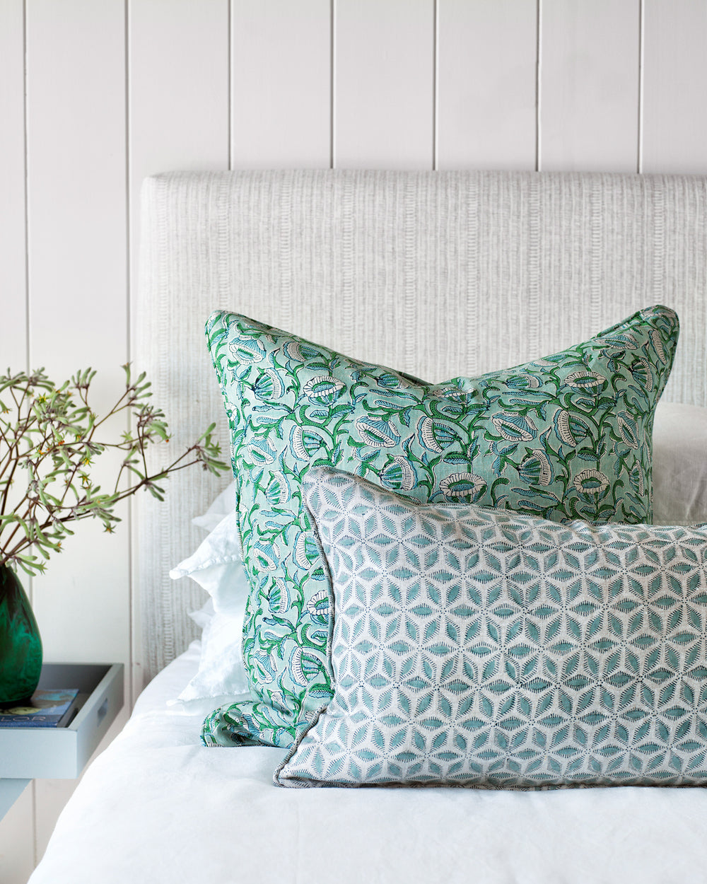 Hanami Light Blue Rectangle Pillowcase in - Cushions - Walter G Australia