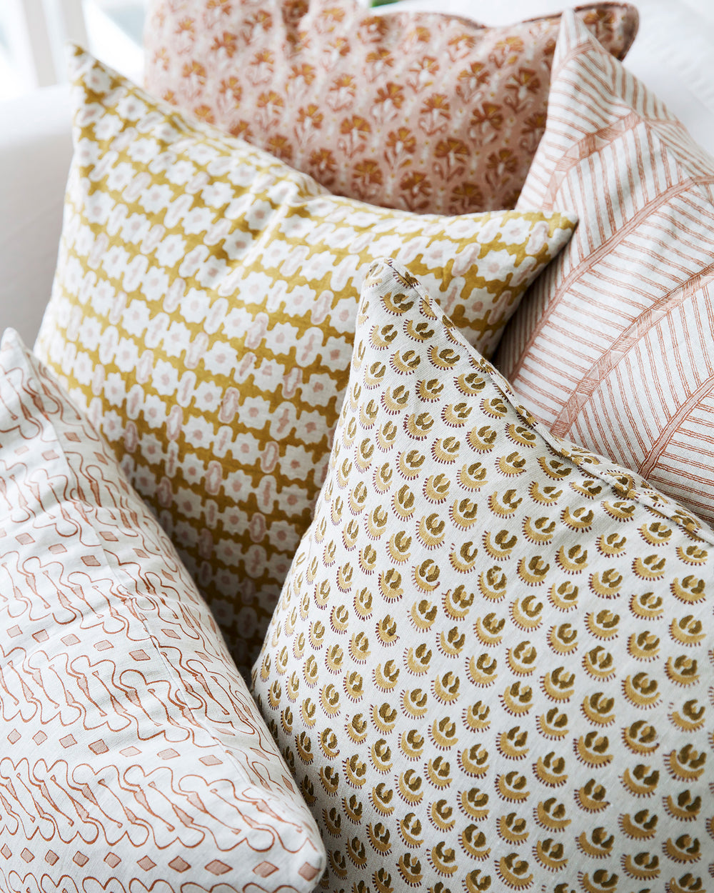 Pahari Saffron Pillowcase