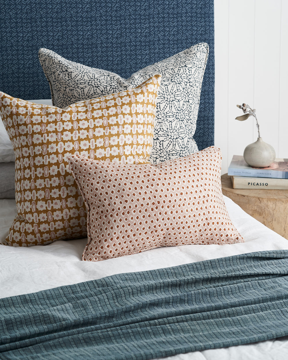 Pahari Saffron Pillowcase