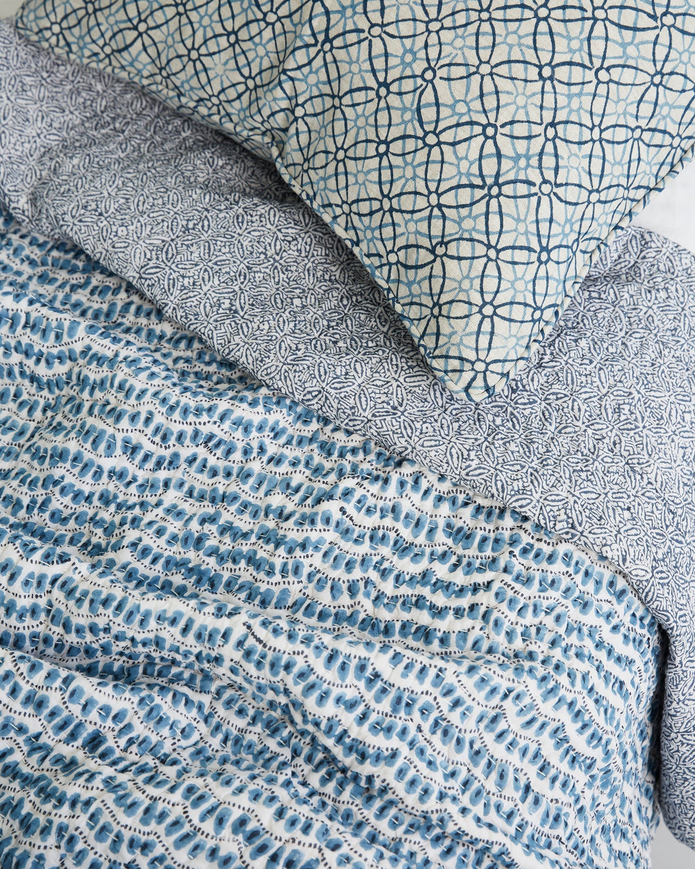 Koshi Azure Pillowcase in - Cushions - Walter G Australia