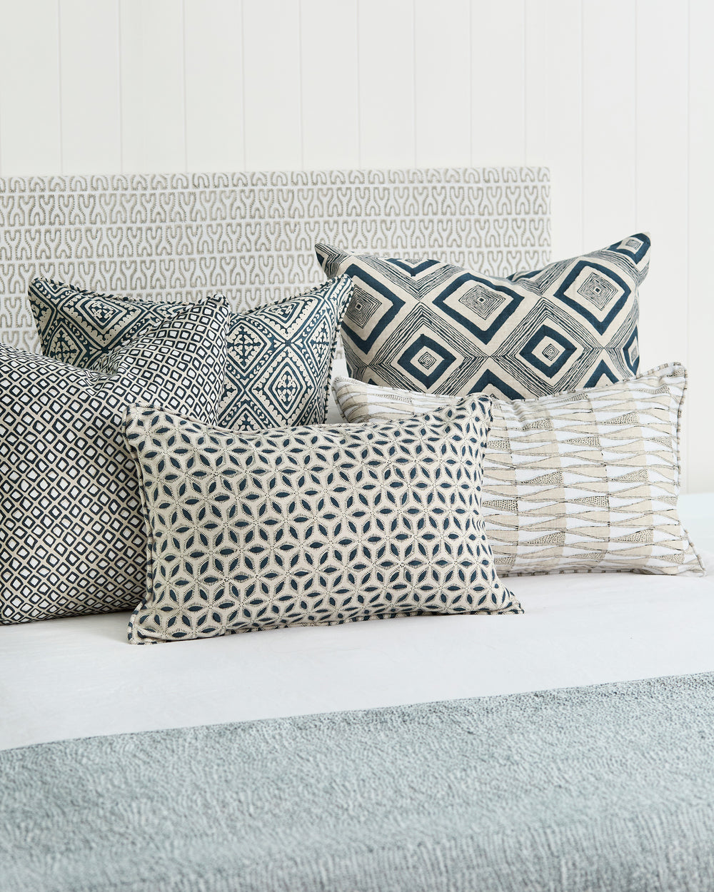 Hanami Indian Teal Pillowcase in - Cushions - Walter G Australia