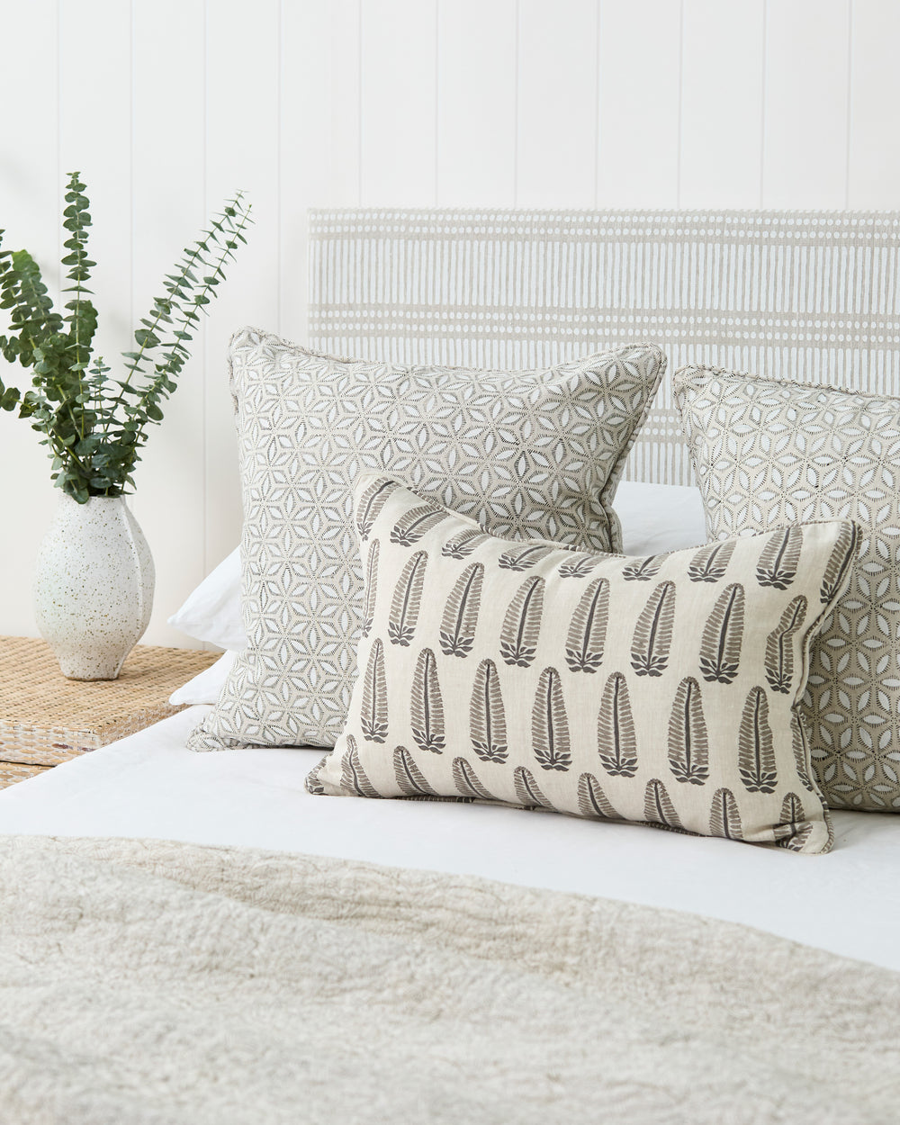 Akola Mud Pillowcase in - Cushions - Walter G Australia