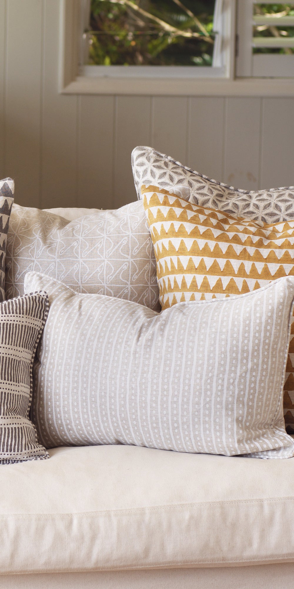 Hakuro Chalk Pillowcase in - Cushions - Walter G Australia