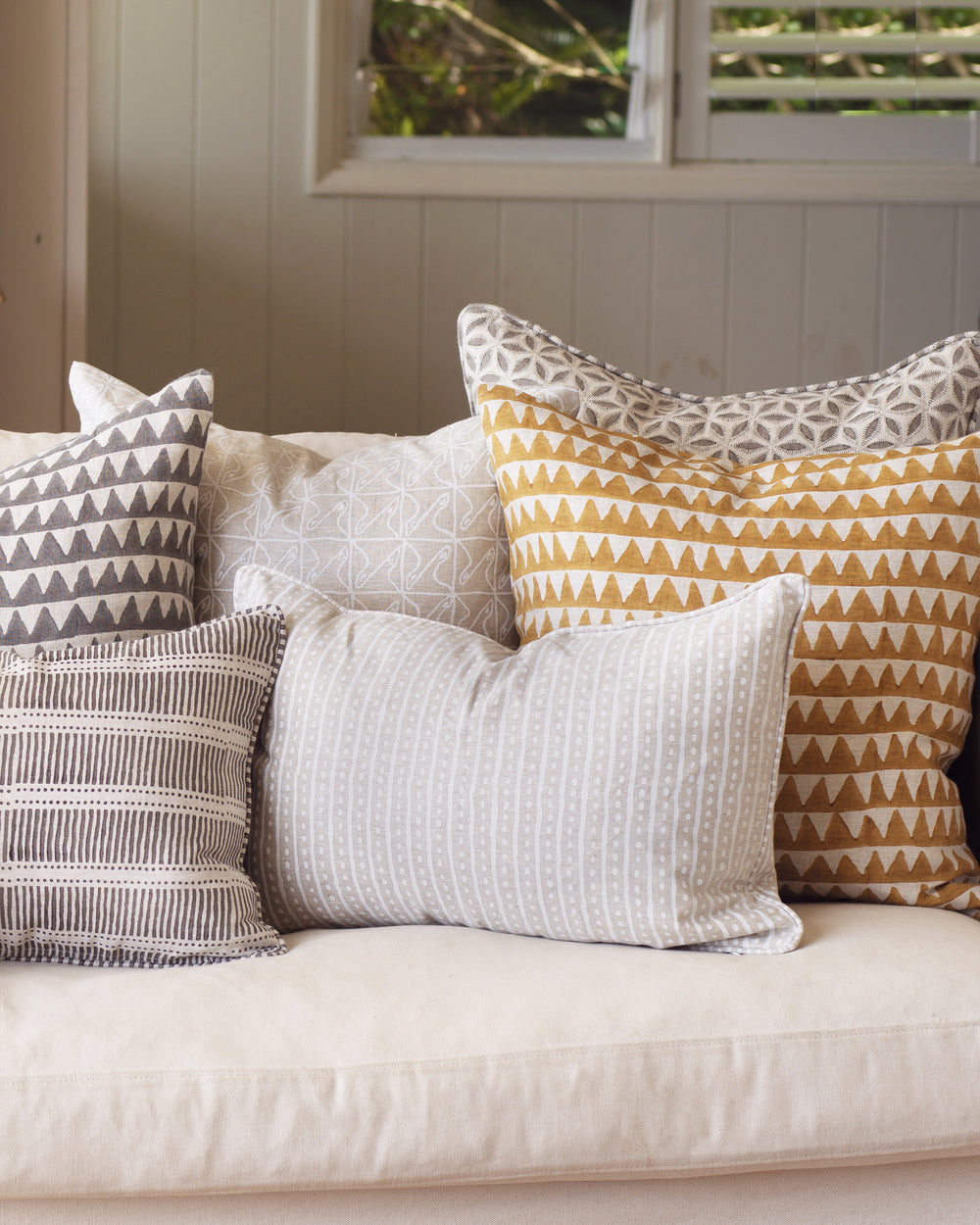Hakuro Chalk Pillowcase in - Cushions - Walter G Australia