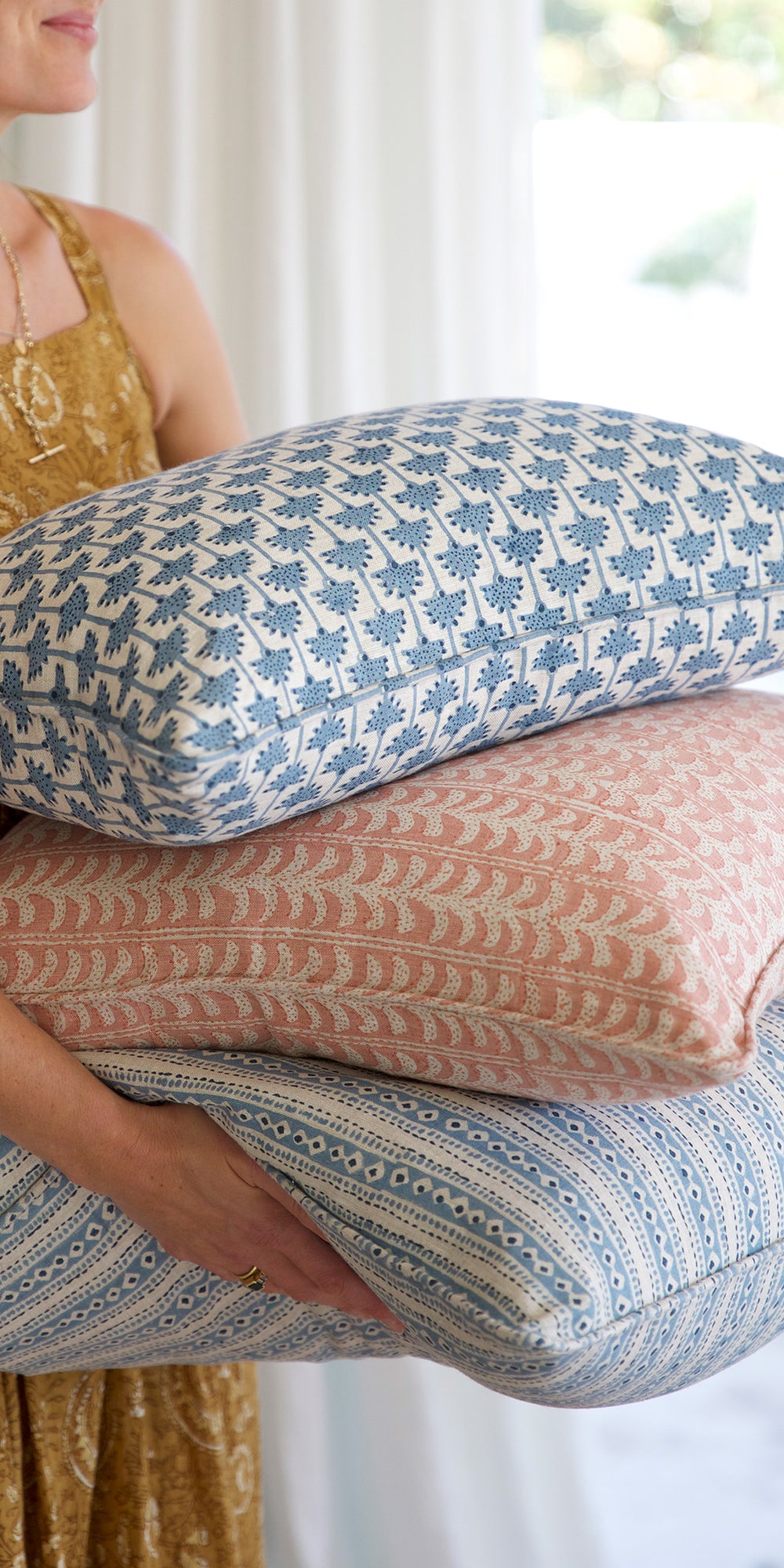 Luxor Guava Pillowcase in - Cushions - Walter G Australia