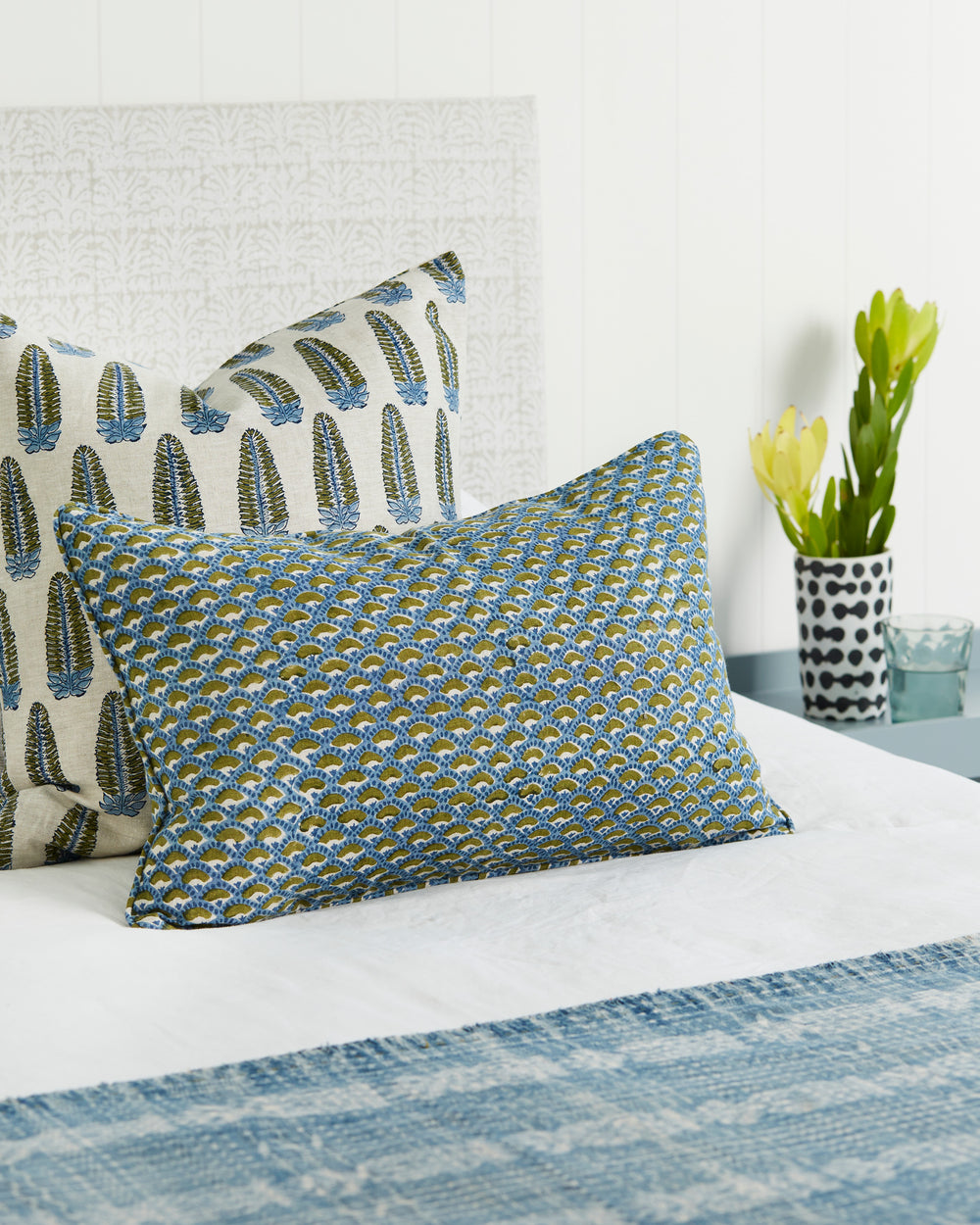 Naples Moss Azure Pillowcase