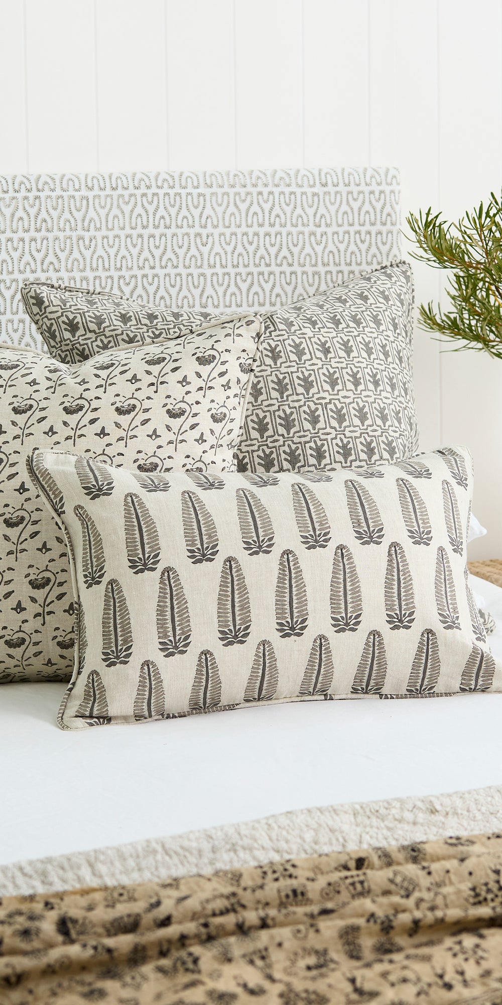 Akola Mud Pillowcase in - Cushions - Walter G Australia