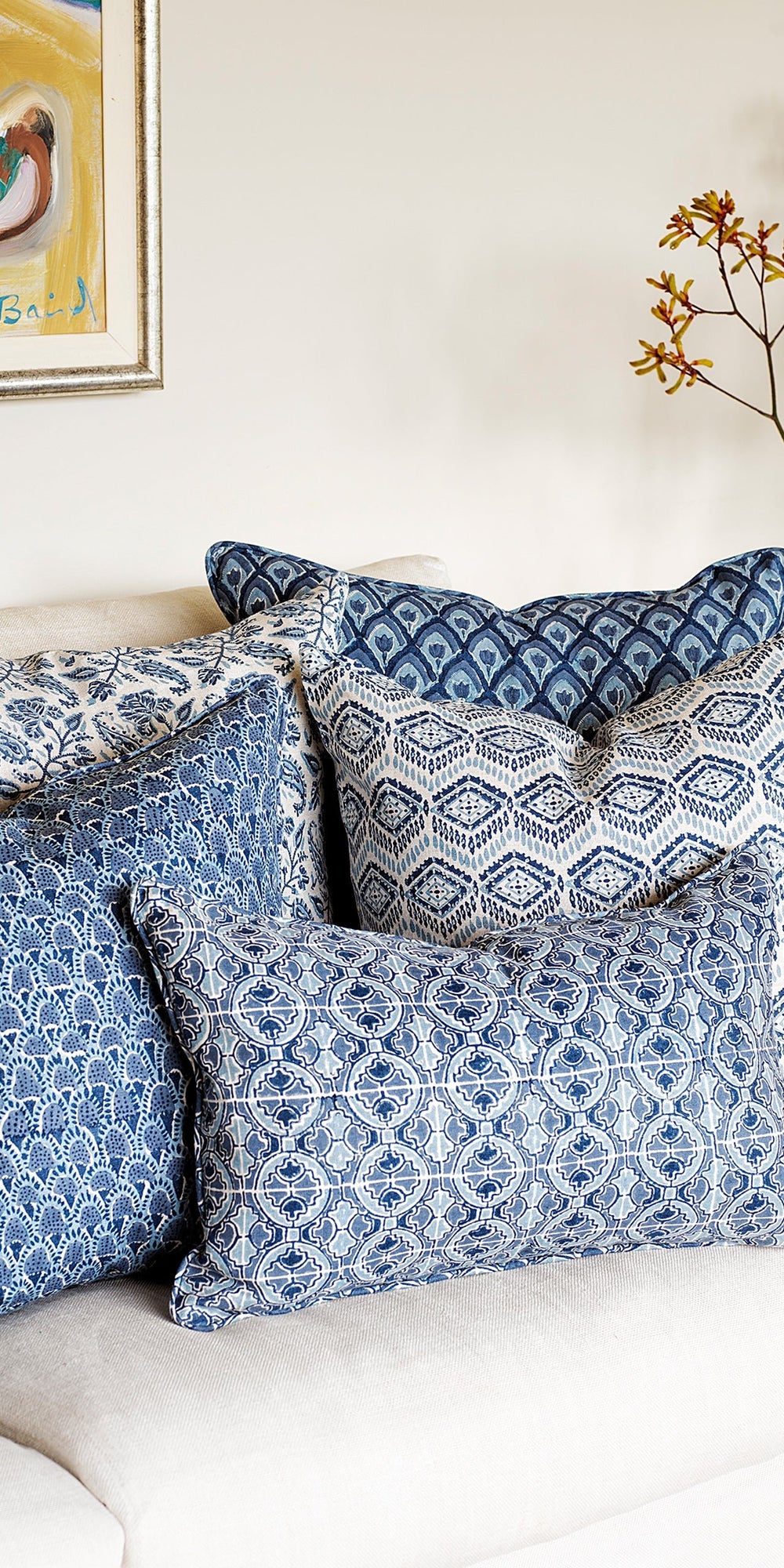 Haveli Riviera Pillowcase in - Cushions - Walter G Australia
