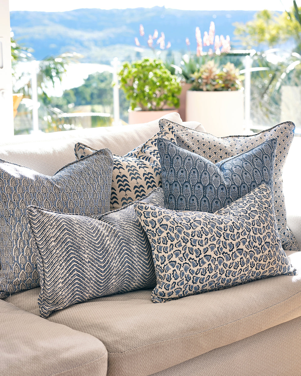 Laharia Azure Pillowcase