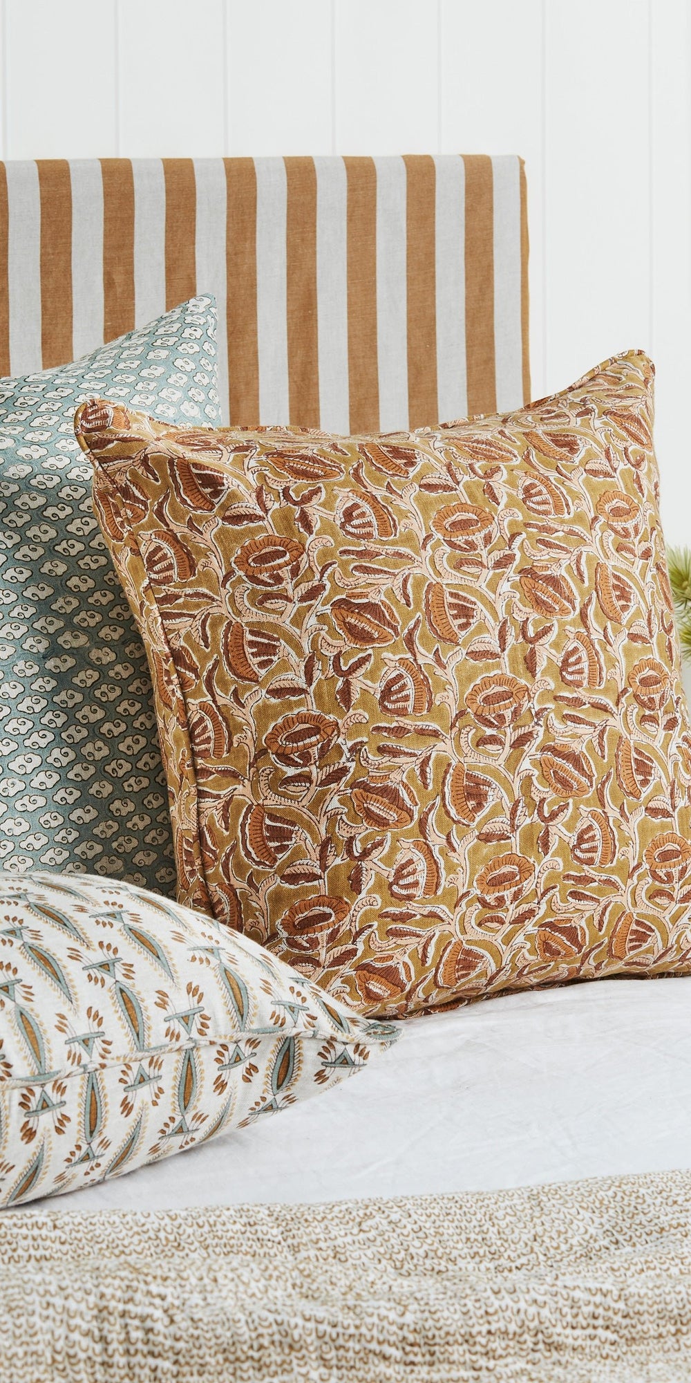 Kumo Oak Celadon Pillowcase in - Cushions - Walter G Australia