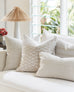 Anjuna Chalk linen cushion 50x50cm