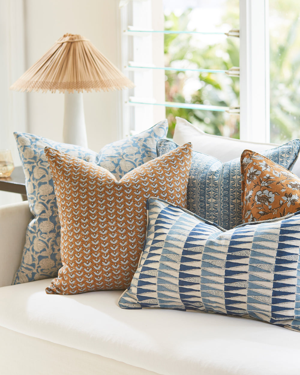 Marbella Azure Pillow