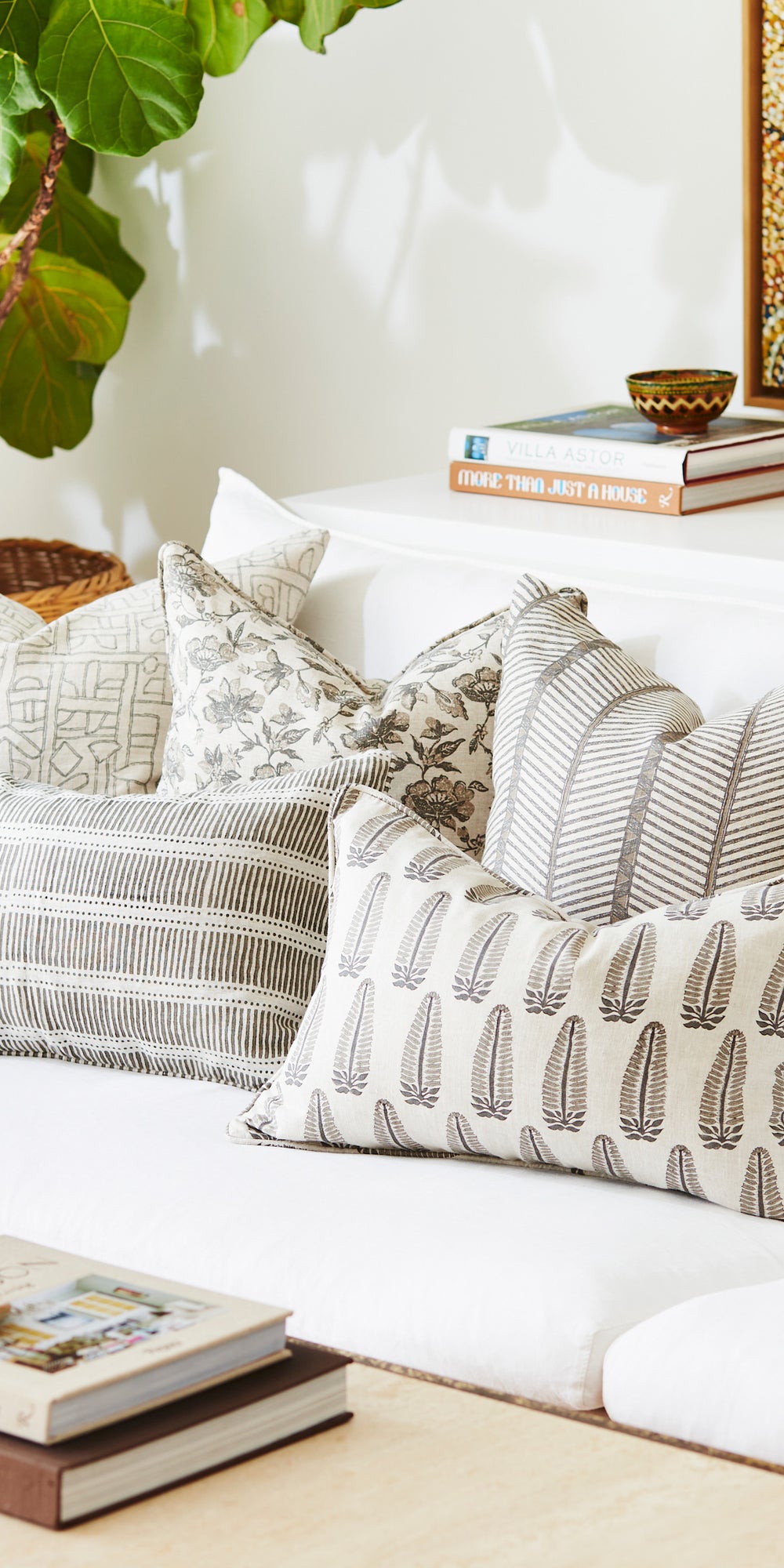 Akola Mud Pillowcase in - Cushions - Walter G Australia