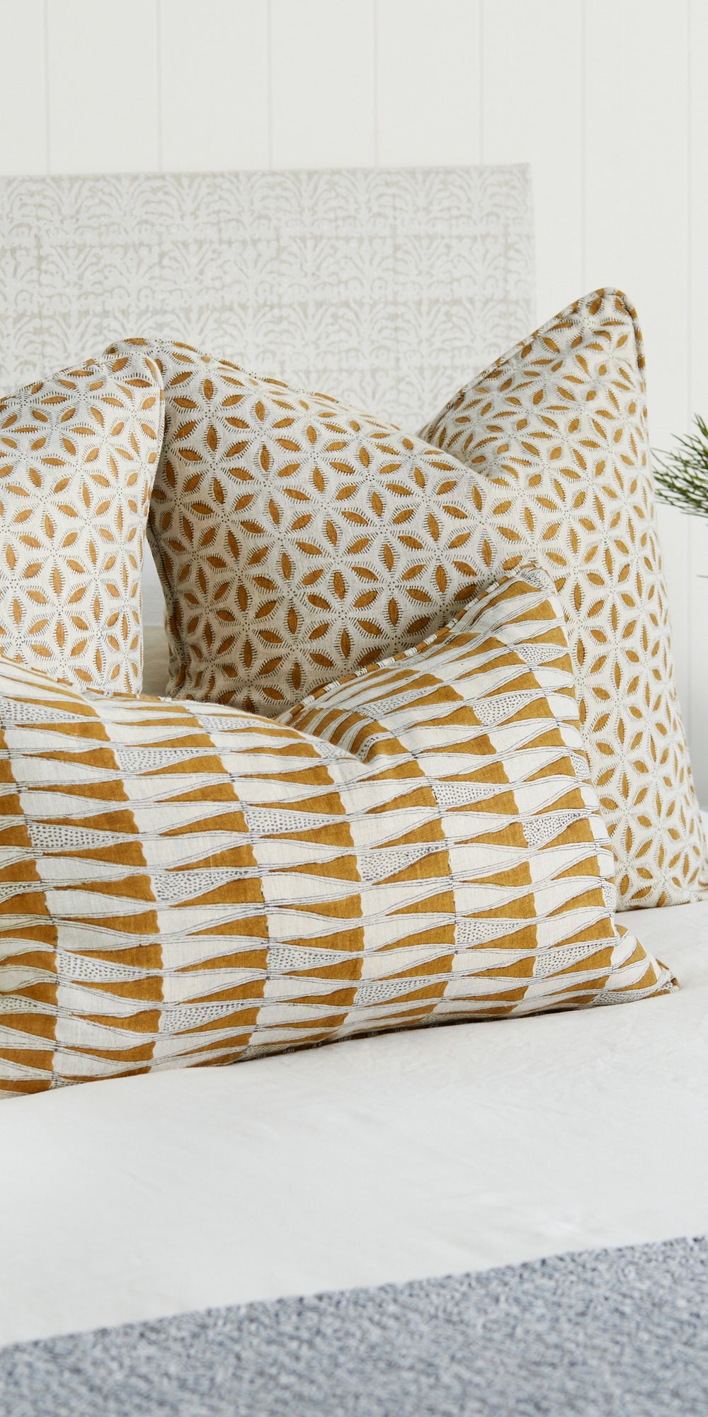 Tangier Saffron Pillowcase in - Cushions - Walter G Australia