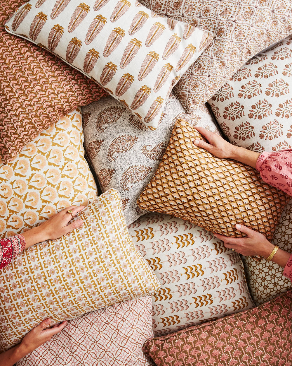 Naples Saffron Pillowcase in - Cushions - Walter G Australia