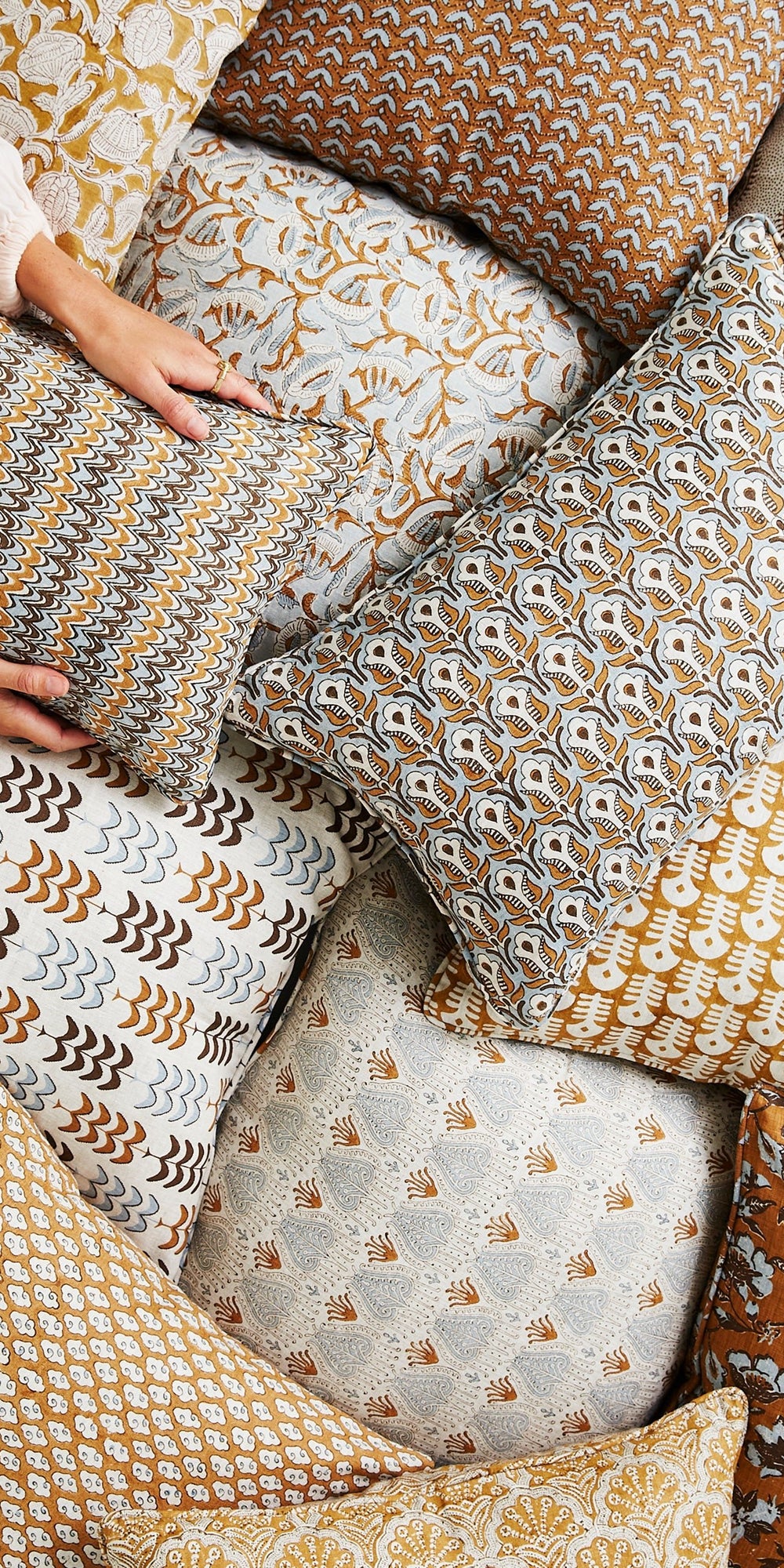 Zambia Sahara Pillowcase in - Cushions - Walter G Australia