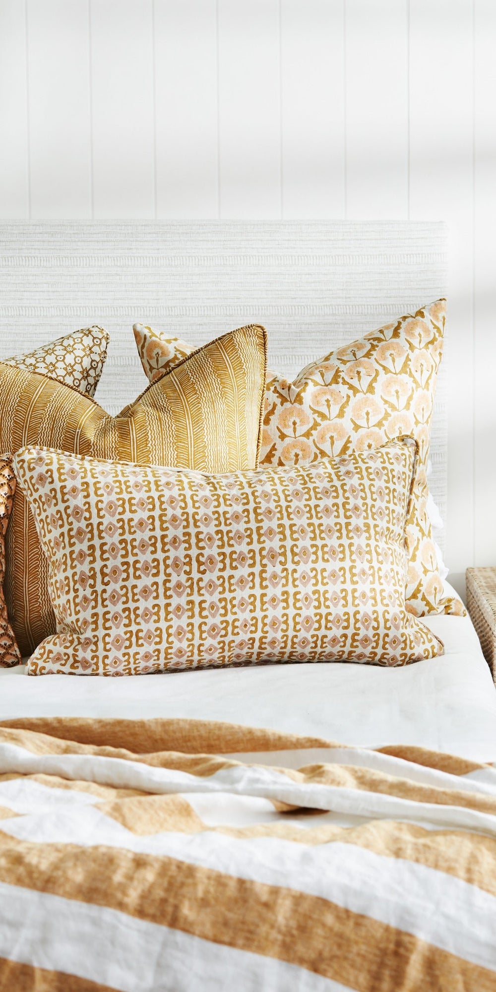 Naples Saffron Pillowcase