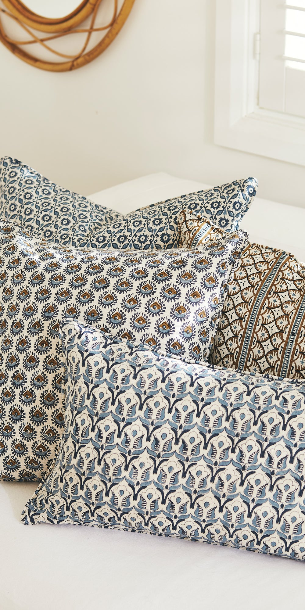 Lyon Tobacco Pillowcase in - Cushions - Walter G Australia