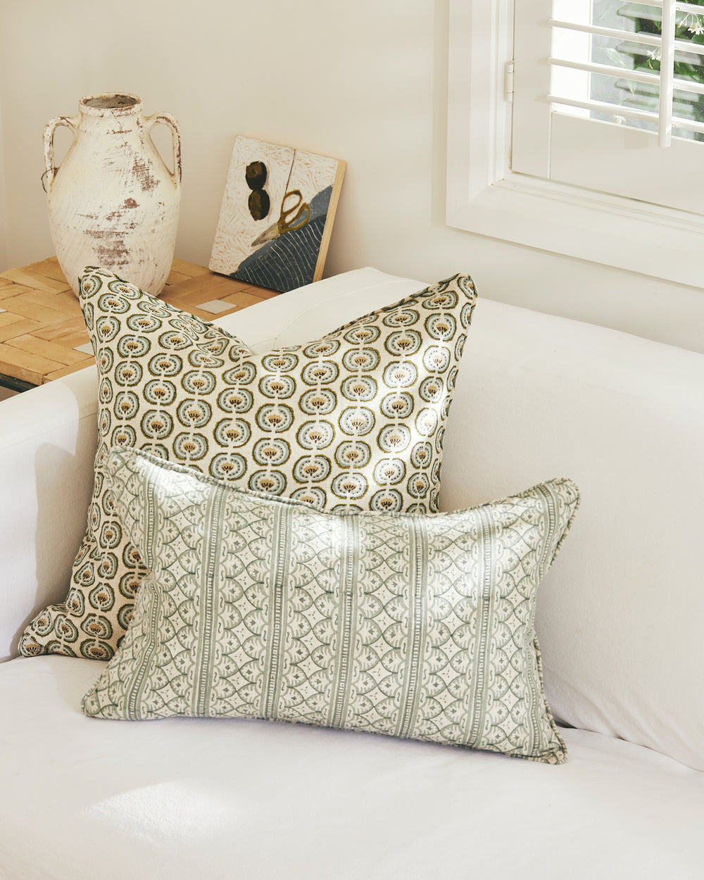 Okinawa Celadon Moss Pillowcase