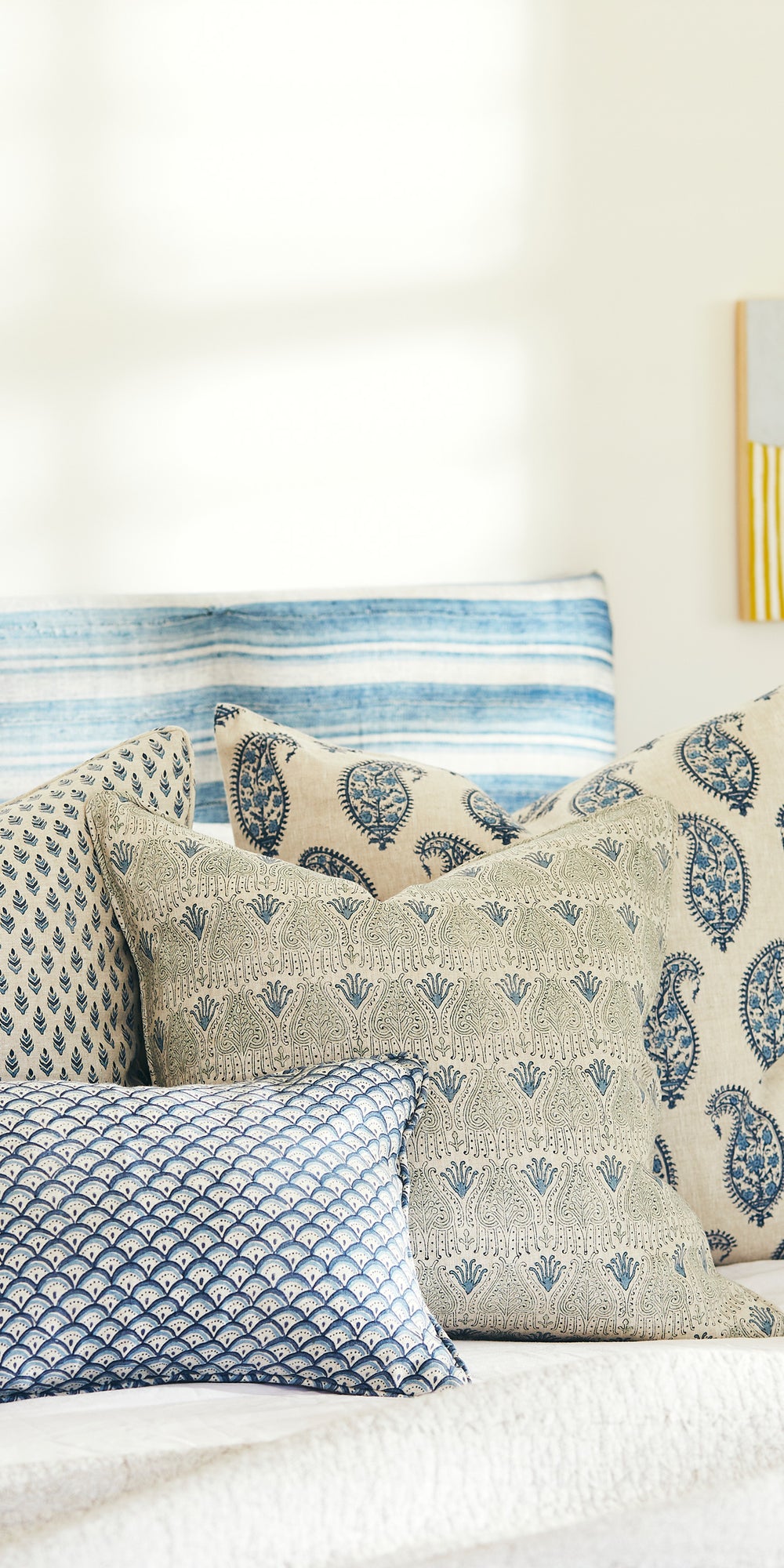 Paisley Riviera Pillowcase in - Cushions - Walter G Australia