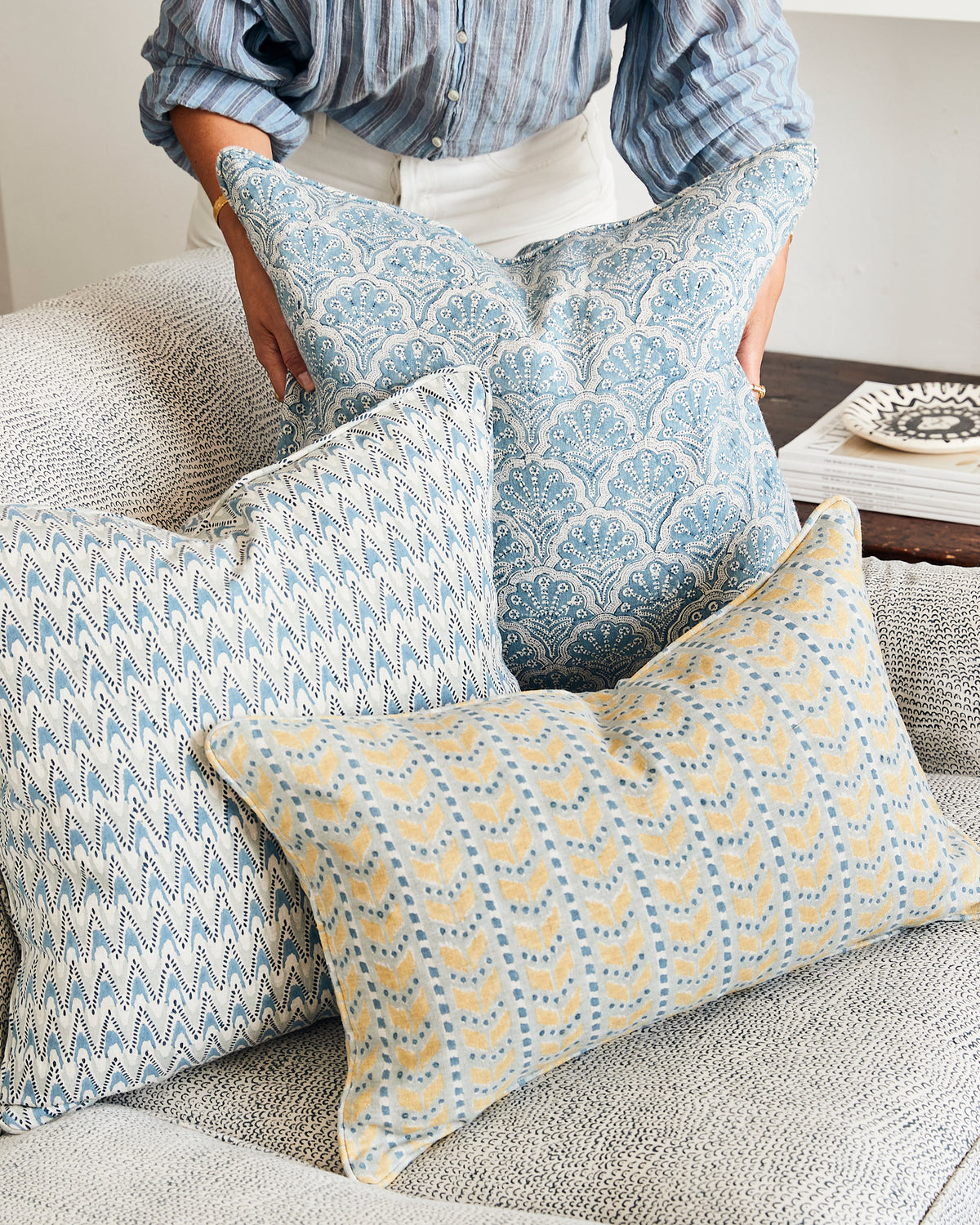 St Tropez Azure Pillowcase