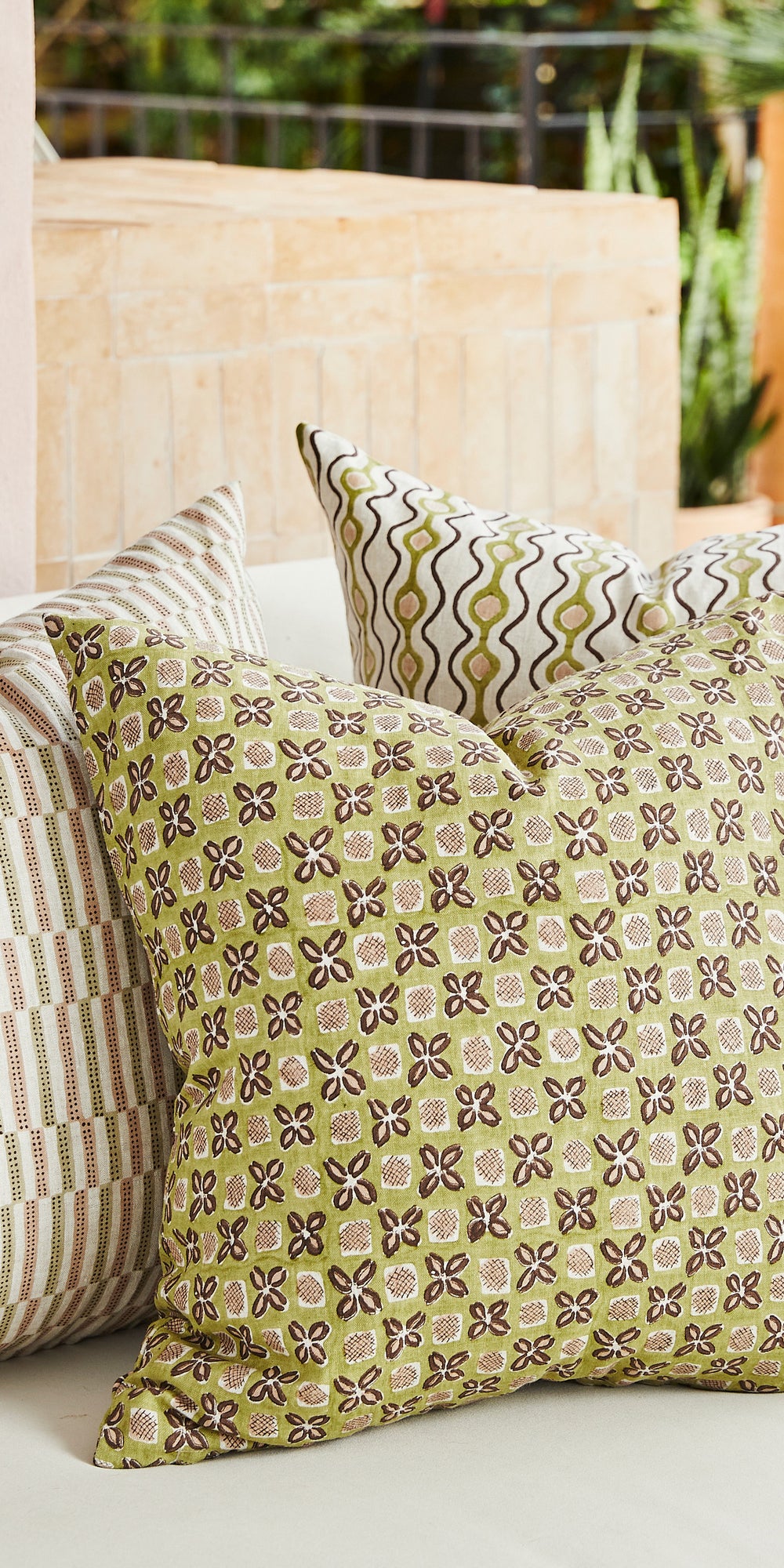 Kyoto Cactus Pillowcase in - Cushions - Walter G Australia