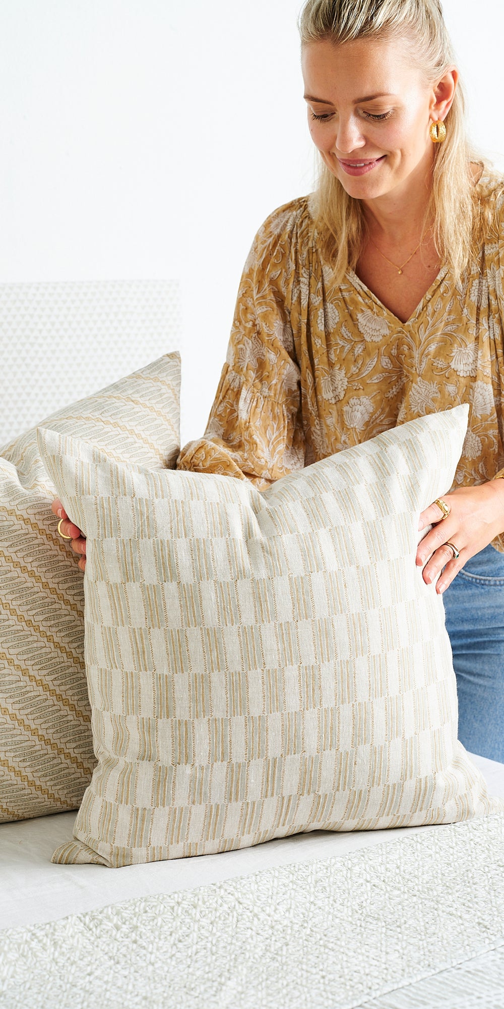 Lagos Elm Pillowcase in - Cushions - Walter G Australia