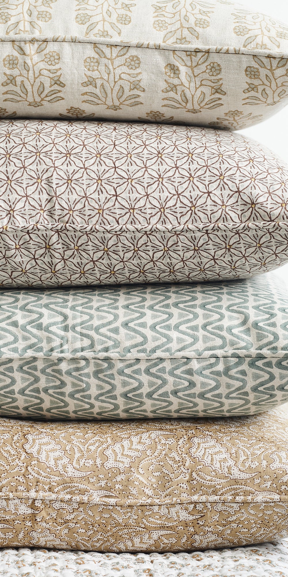 Menorca Celadon Pillowcase in - Cushions - Walter G Australia