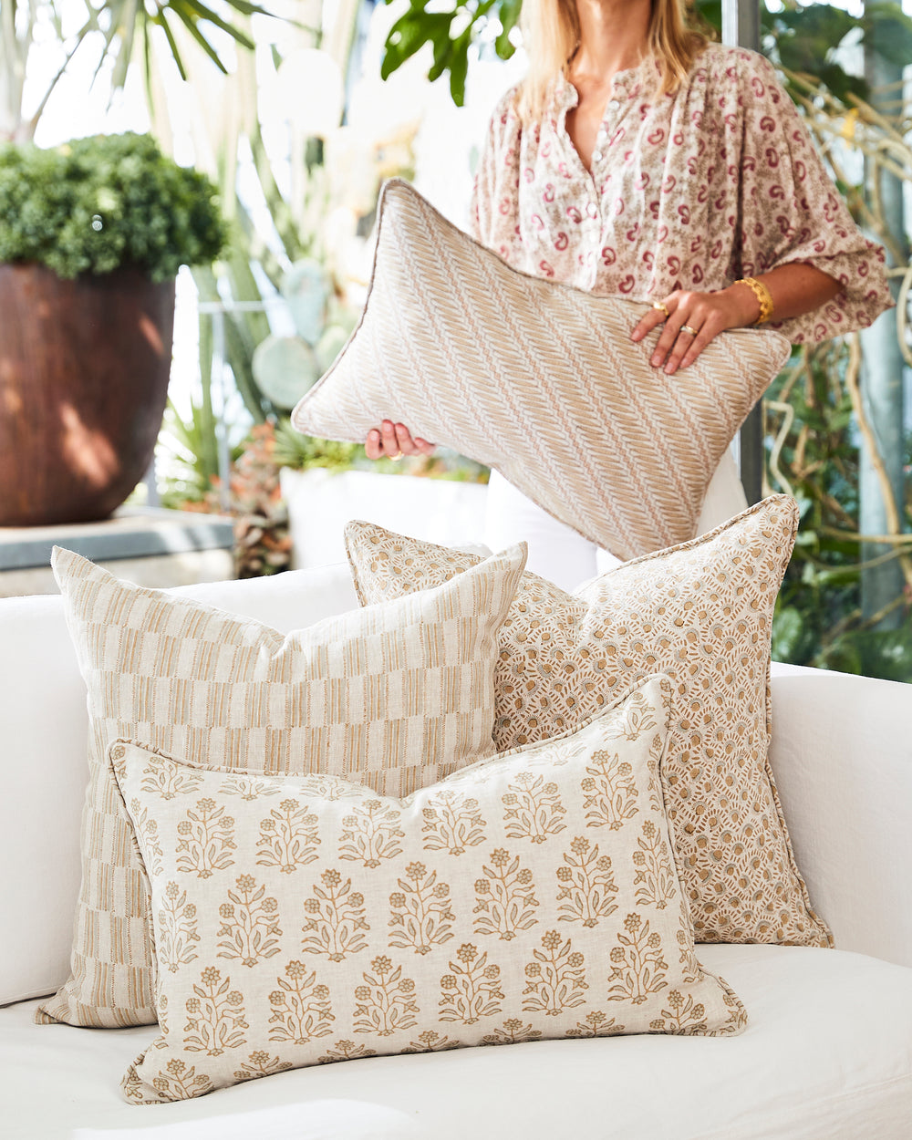 Jakarta Shell Pillowcase in - Cushions - Walter G Australia