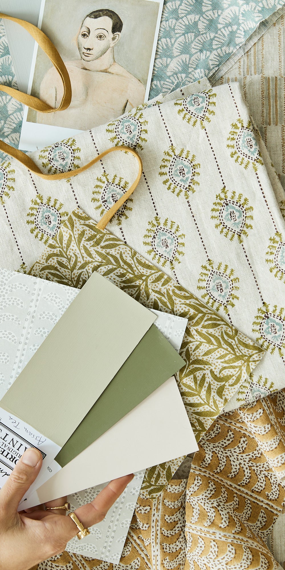 Bombay Moss Linen in - Fabric - Walter G Australia