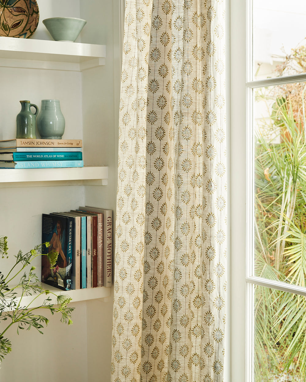 Bombay Moss Linen in - Fabric - Walter G Australia