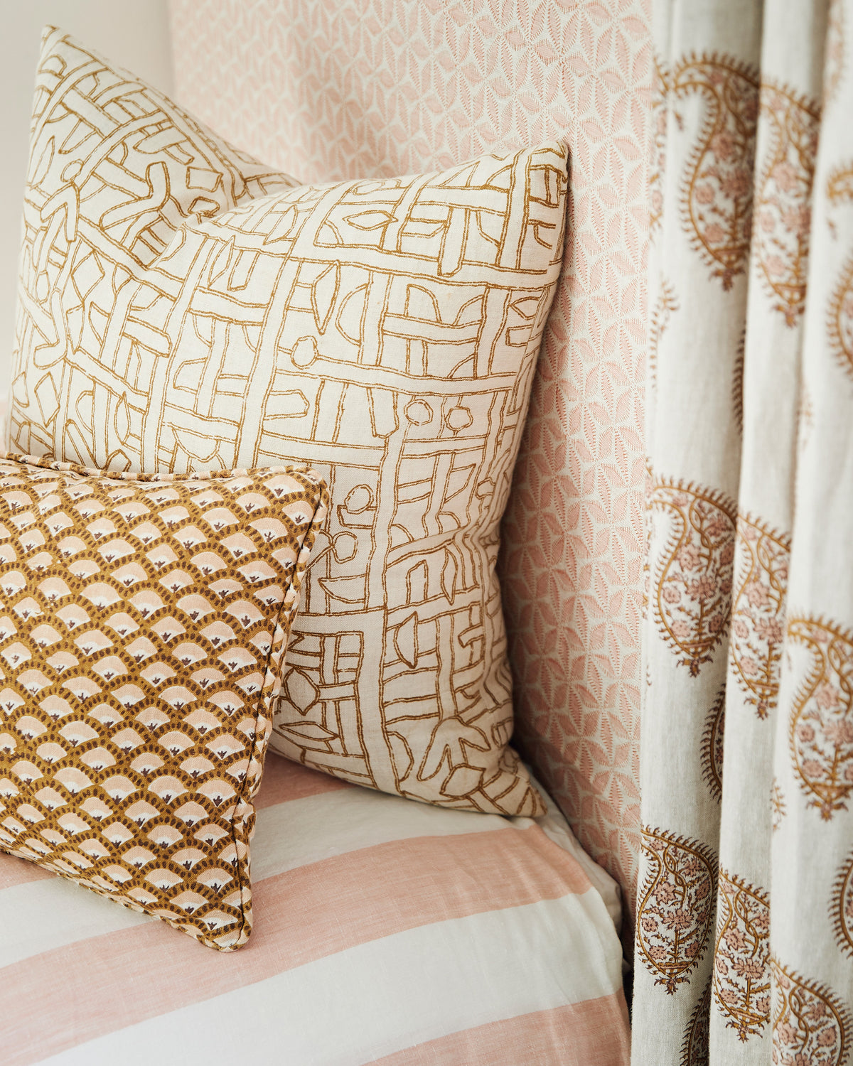 Naples Saffron Pillowcase