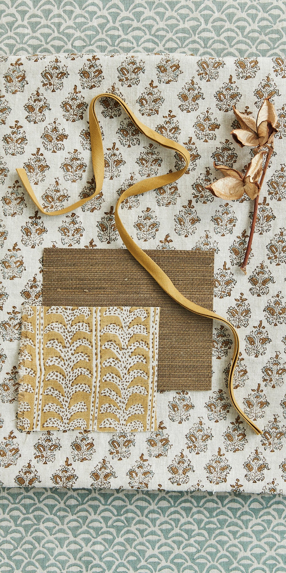 Moro Celadon Linen in - Fabric - Walter G Australia