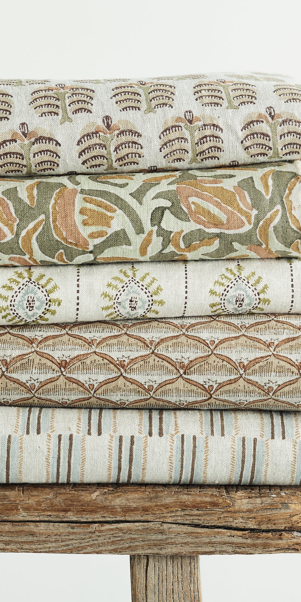 Bombay Moss Linen in - Fabric - Walter G Australia
