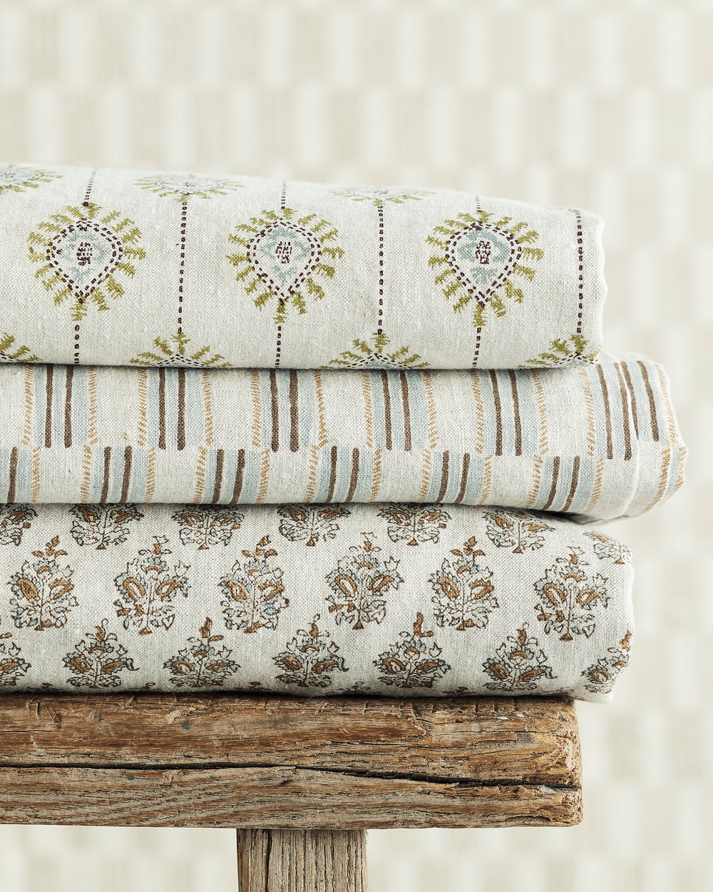 Sanganer Sahara Linen in - Fabric - Walter G Australia