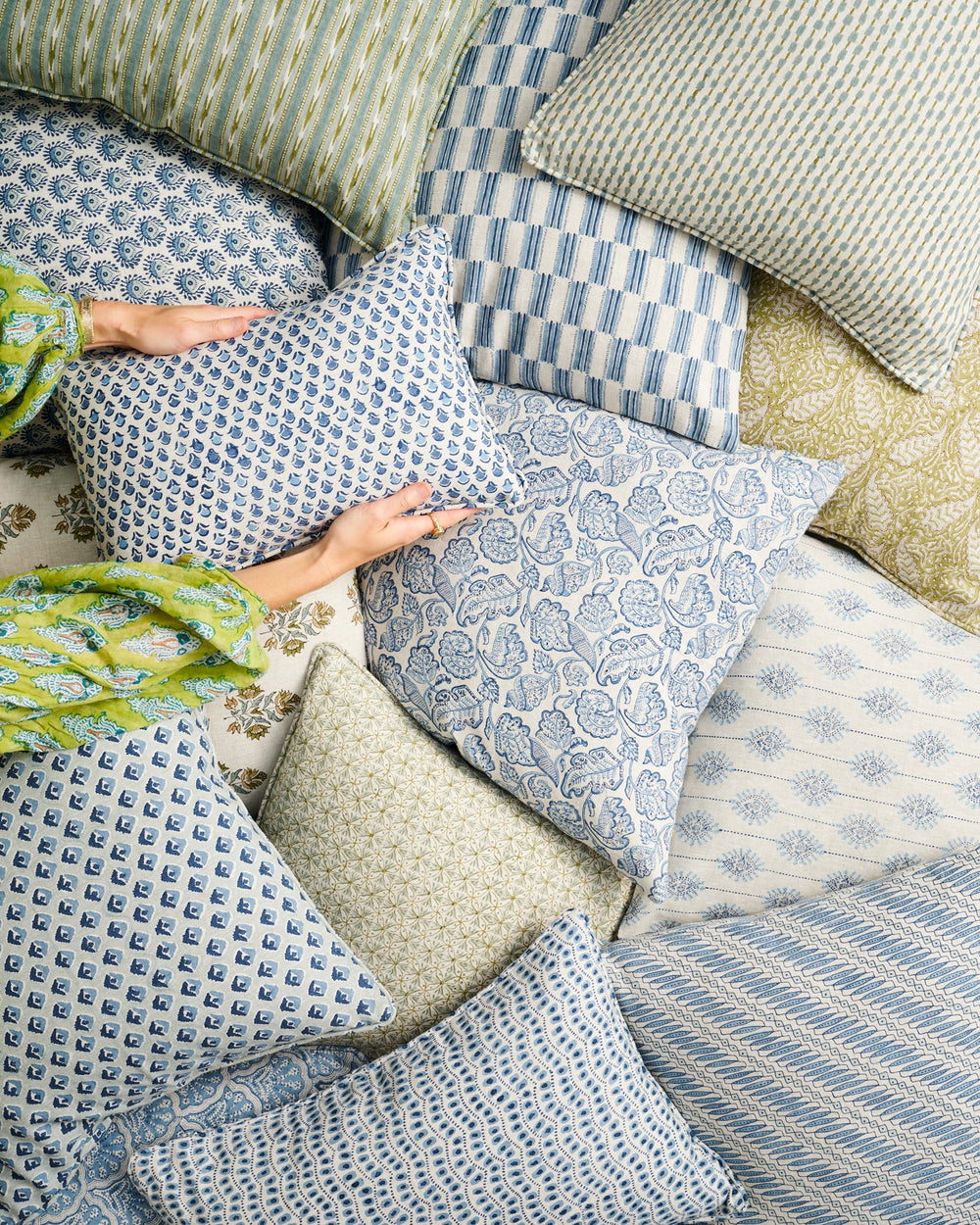 Jakarta Azure Pillowcase