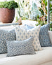 Bombay Riviera linen cushion 50x50cm
