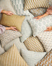 Anatolia Celadon linen cushion 55x55cm
