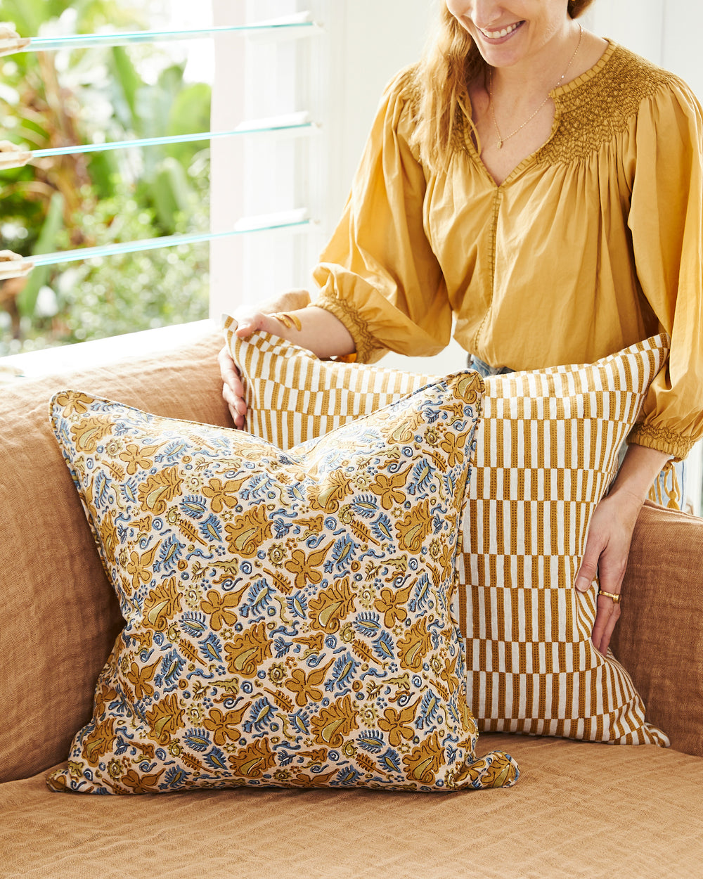 Maluku Saffron Pillowcase