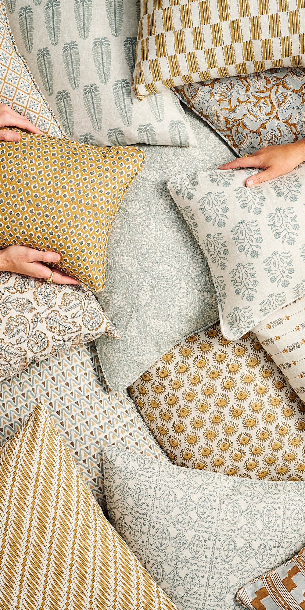 Jakarta Saffron Pillowcase in - Cushions - Walter G Australia